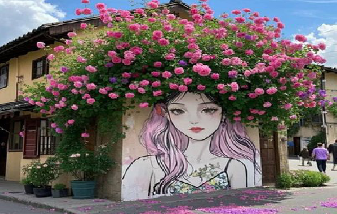 青川怎么设计网红打卡墙绘