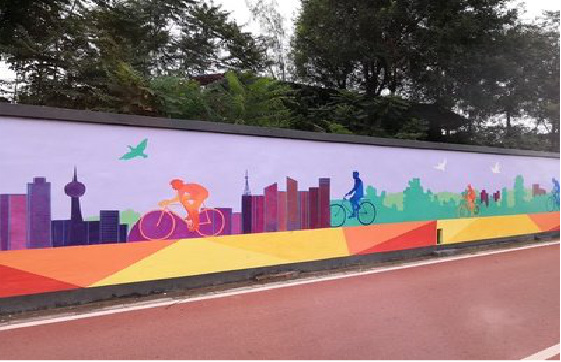 青川墙体彩绘-围墙