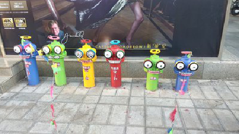 青川商业区彩绘